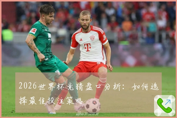 2026世界杯竞猜盘口分析：如何选择最佳投注策略